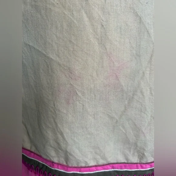 Anthropologie Ranna Gill quilted embroidered swim cover /dress small - Picture 12 of 14